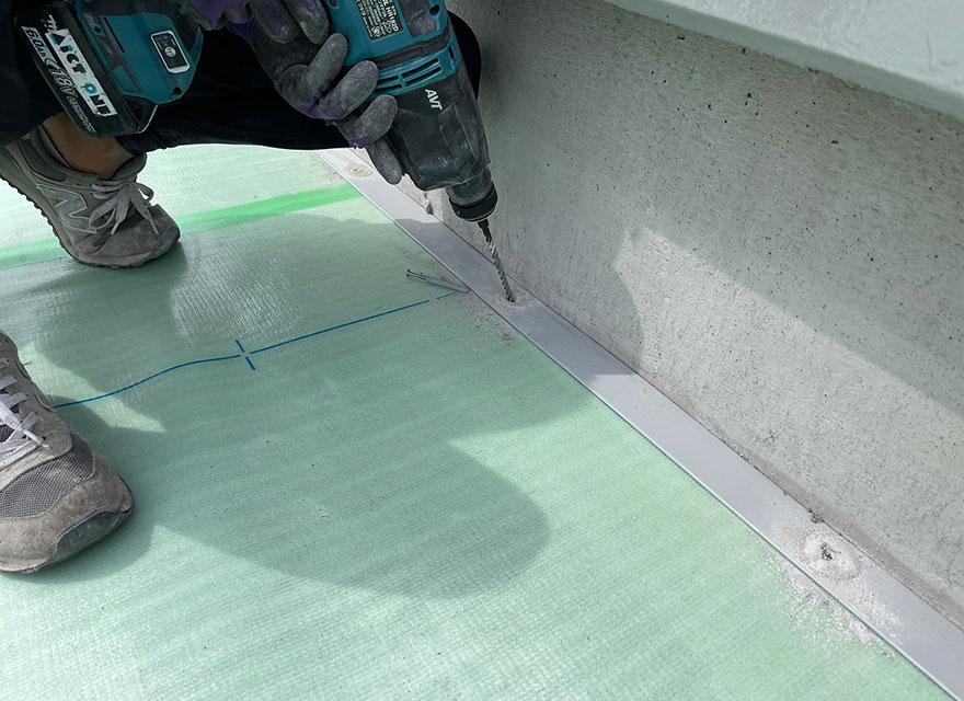 固定金具（ディスク・鋼板）取付