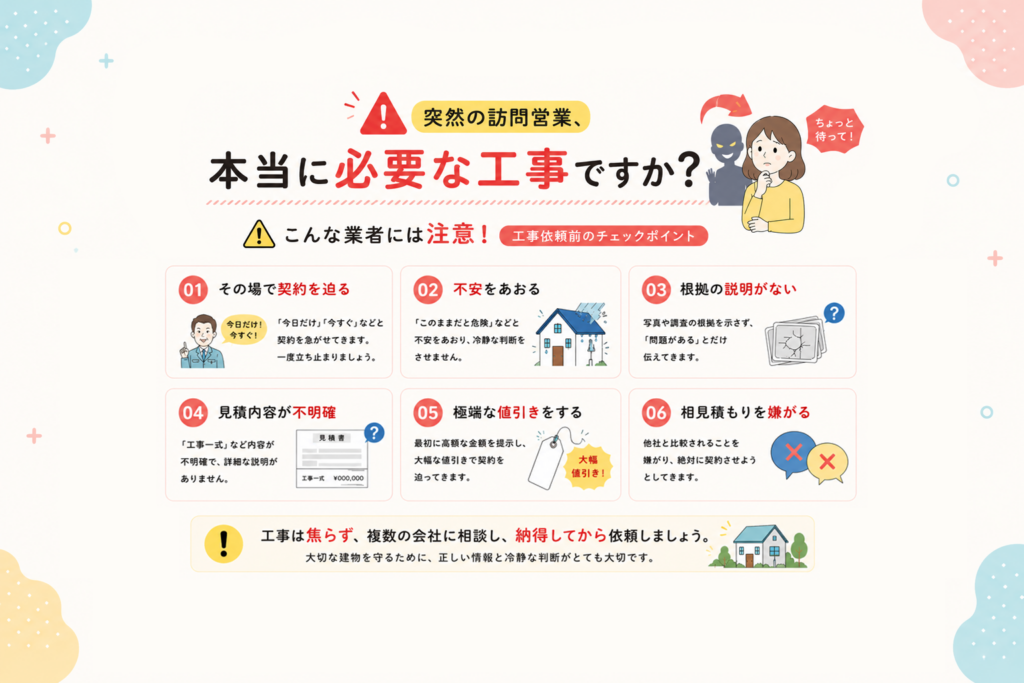 本当に必要な工事ですか？